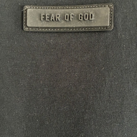 Essentials Fear Of God Heavy Short Sleeve Crew Neck Tee XL Black - Picture 6 of 10